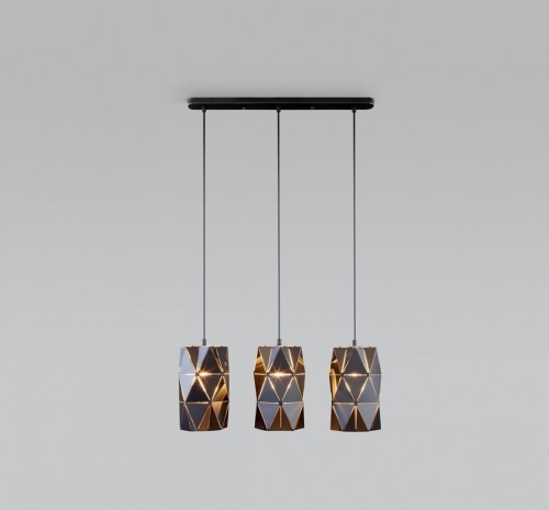 Lampă suspendată ALN S0661/3A BK+BK+GD