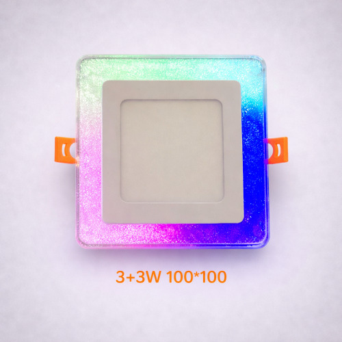 Panel LED JLX MC-CAQ-SQ 3+3W 100*100