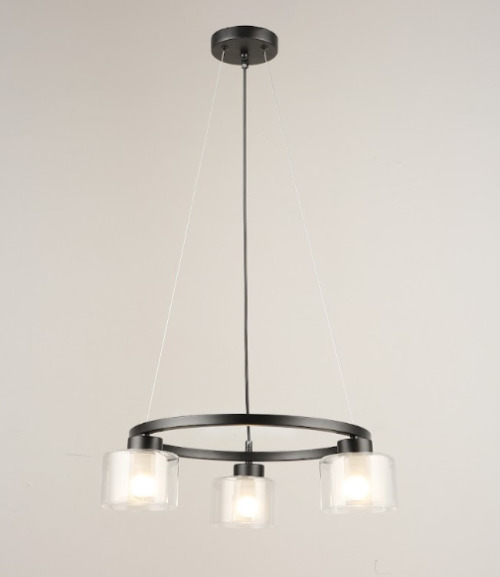 Lustra QH N6839/3 BK