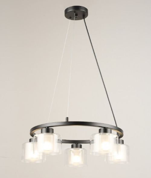Lustra QH N6839/5 BK