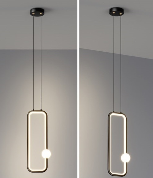 Lampă suspendată JH-20 BK 25W 4000K