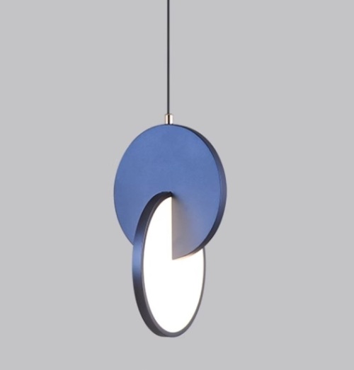 Lampă suspendată JH-80/1H BL 8W 4000K D18*H26cm