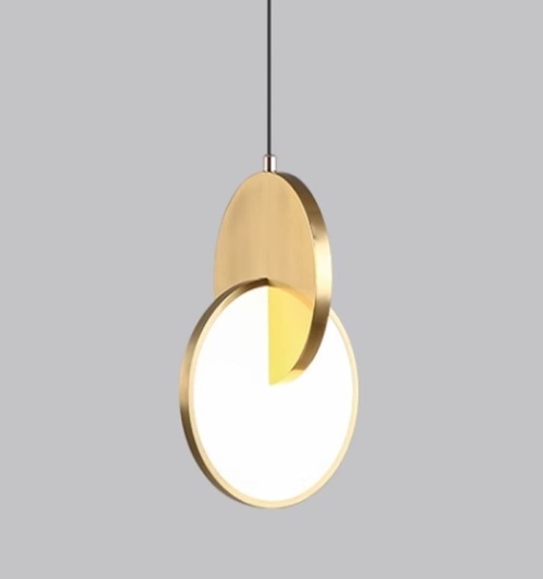 Lampă suspendată JH-80/1H GD 8W 4000K D18*H26cm