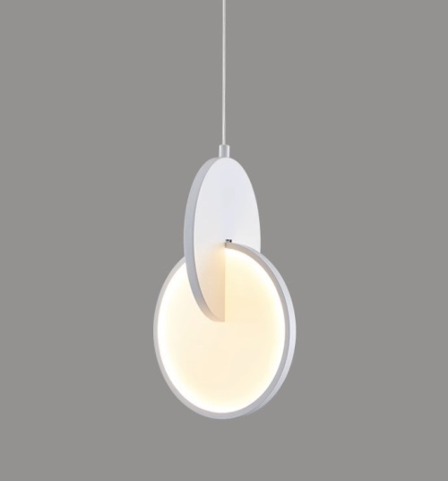 Lampă suspendată JH-80/1H WH 8W 4000K D18*H26cm