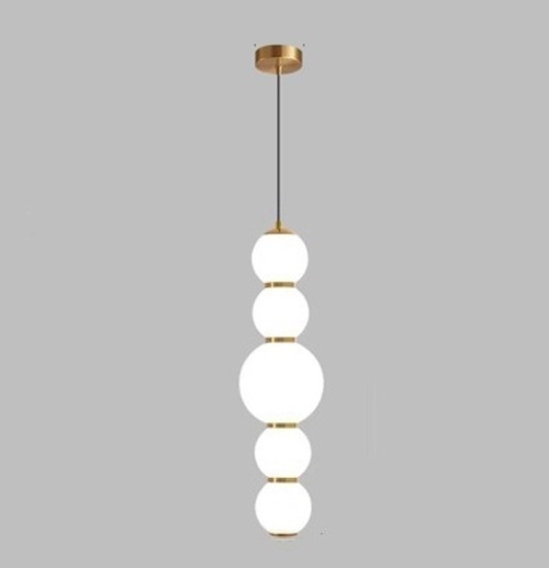 Lampă suspendată JH-88/1H BZ+WH 27W 4000K D10*H60mm