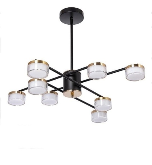 Lustra QH YH1361/8 BK+GD L680*W680*H460 8*6W 3000+6500K