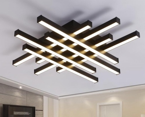 Lustra QH YT406/8 BK 8*12W L725*W725*H115