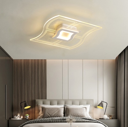 Lampă de tavan BLK 8119-420 36W L42*W42*H6 WH DIM+RC