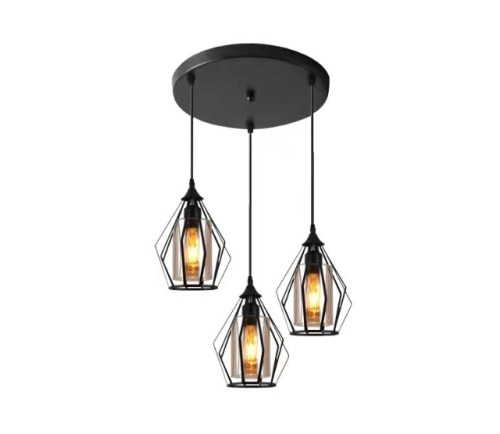 Lustra YS N19-3 BK RD/base