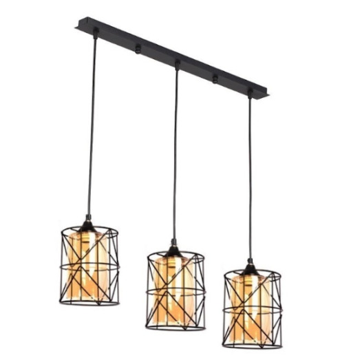 Lustra YS N36-3 BK L/base