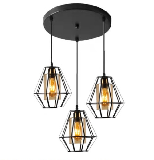 Lustra YS N6-3 BK RD/base
