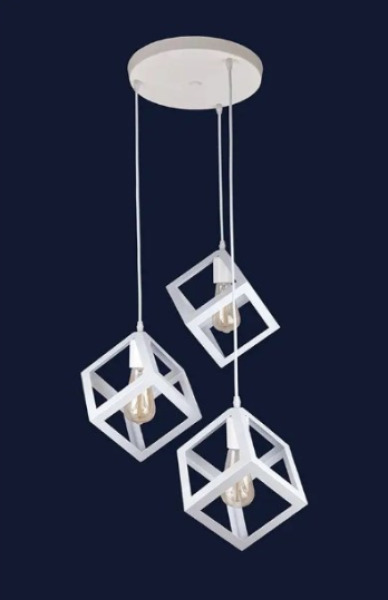 Lustra YS TY001-A/3 WH RD/base