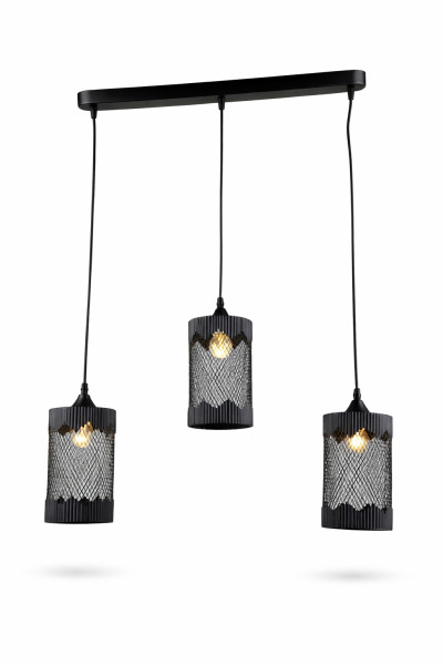 Lampă suspendată QH N6050/3HL BK