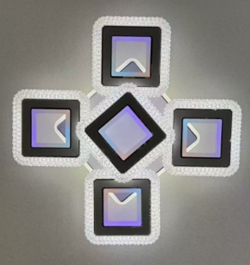 Lustra TY-ZT61-4+1 WH+CH RGB