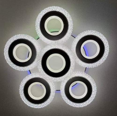 Lustra TY-ZT62-5+1 WH+CH RGB