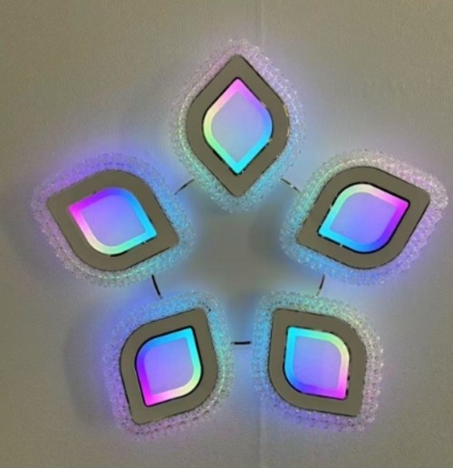 Lustra TY-ZT64-5 WH+CH RGB