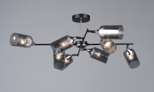 Lustra QH N6370/8 BK+CH