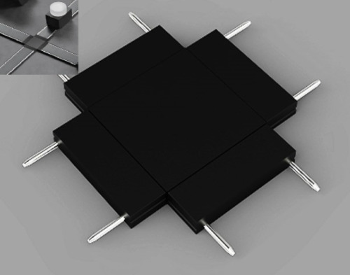Conector CY CROSS BK PVC&Copper magnetic