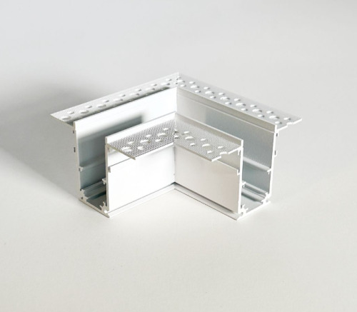Conector MS orizontal de colț WH încorporat profil magnetic