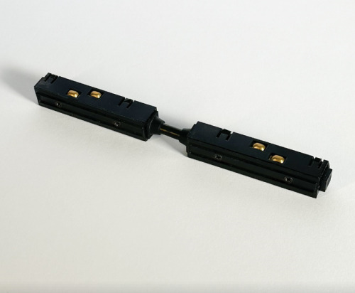 Conector de alimentare drept MS L BK magnetic