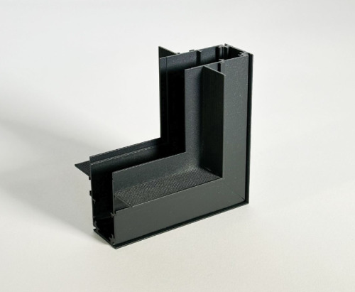 MS Conector vertical de colț cu mortar #2 BK magnetic