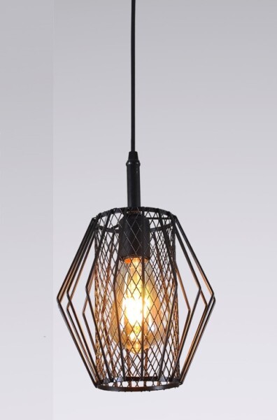 Lustra ZM 5642-1 D180xH1000 BK