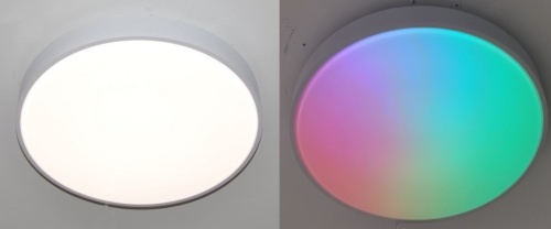 Lampă de tavan JL-MK8949-500 WH 63W DIM+RC RGB D500*100mm