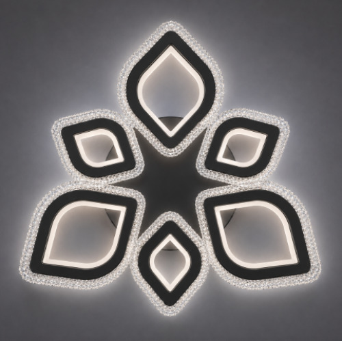 Lustra TY-ZL64-3+3 BK+CH RGB