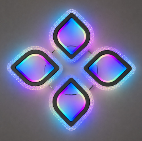 Lustra TY-ZL64-4 WH+CH RGB