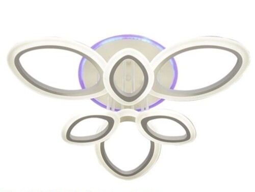 Lustra TY-8038-3+3 WH RGB 680*100mm