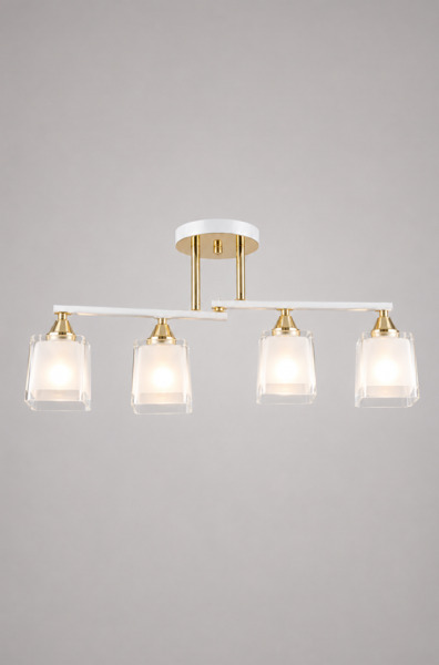 Lustra QH K2577/4 WH+GD 4*E27 L680*W140*H230