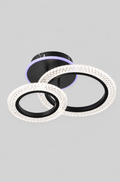 Lustra QH YH1390/2 BK+RGB 7W+11W 3000+6500K L385*W275*H140