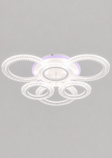 Lustra QH YH1395/3+3 WH+RGB 3(7W+11W) 3000+6500K D690*H140