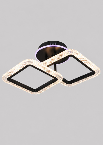 Lustra QH YH1392/2 BK+RGB 2*13W 3000+6500K L570*W350*H140