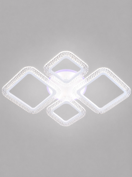Lustra QH YH1392/2+2 WH+RGB 2(8W+13W)3000+6500K L750*W600*H90