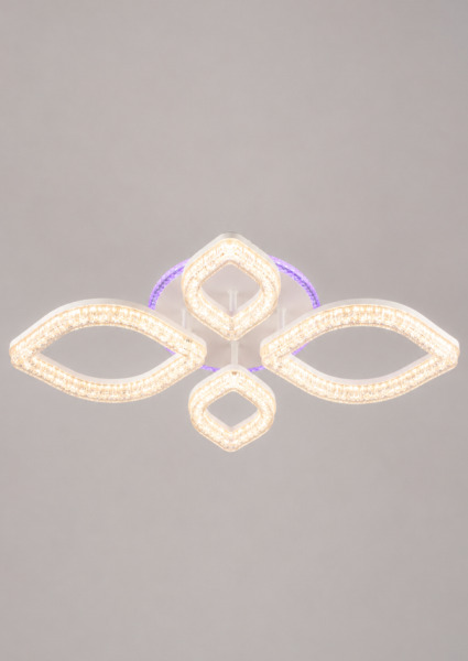 Lustra QH YH1714/2+2 WH+RGB 2(7W+12W)3000+6500K L660*W475*H105