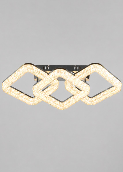Lustra QH YH1738/3 CH 3*16W 3000+6500K L630*W300*H140