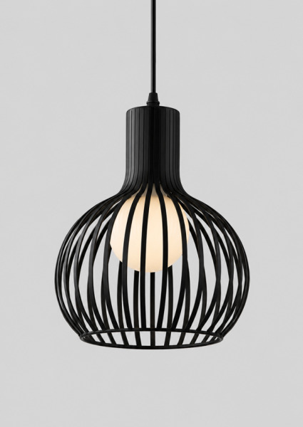 Lustra LS-1086 BK 200mm E27