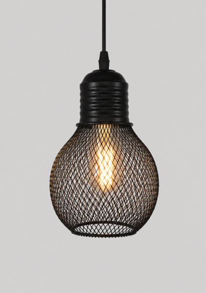 Lustra LS-1007 BK 100mm E27