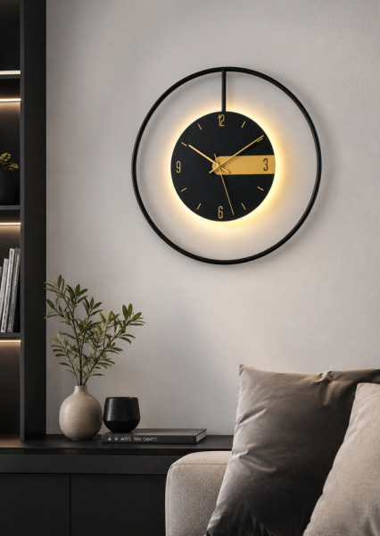 Aplica IF 7739 BK+GD 10W 3000K D50cm CEAS