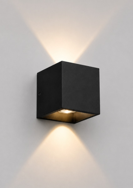 Lampă DF8166 YS 6W BK 180*180*100mm 2800-3000K