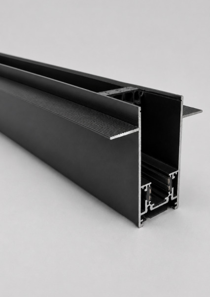 Șină încastrată MS RAIL-track#2 2m BK magnetic