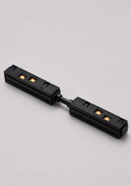 Conector de alimentare drept MS L BK magnetic