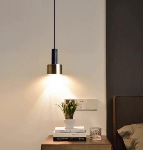 Lampă suspendată  SL XR-X-129 BK+GD
