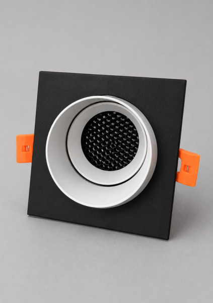 Spot DC SY5525 WH+BK square W95*L95*H35mm