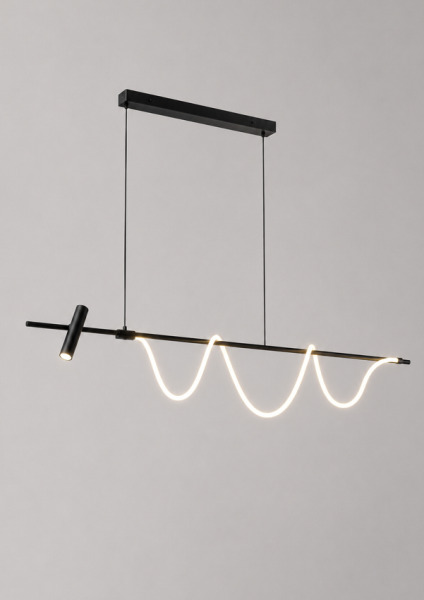Lustra JL-MC909-1+1 BK 48W L1100mm