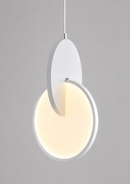 Lampă suspendată JH-80/1H WH 8W 4000K D18*H26cm