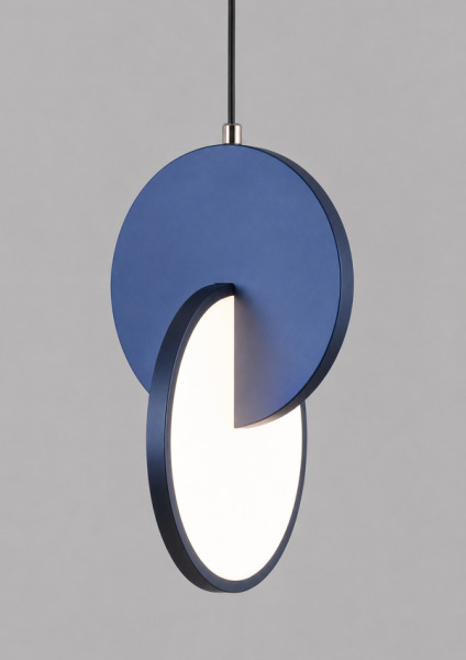 Lampă suspendată JH-80/1H BL 8W 4000K D18*H26cm