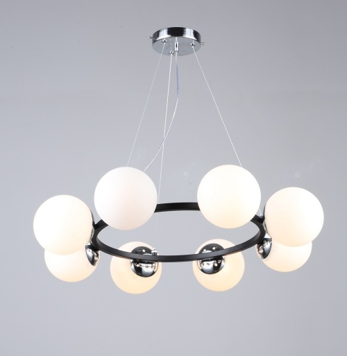 Lustra QH K2430/8 CH+BK