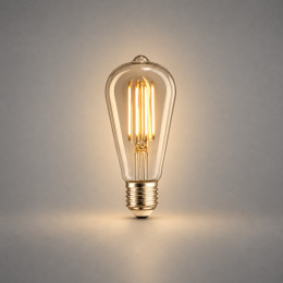 Becuri LED ST64 cu filament
